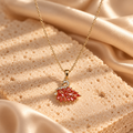 Collier Cygne Orange